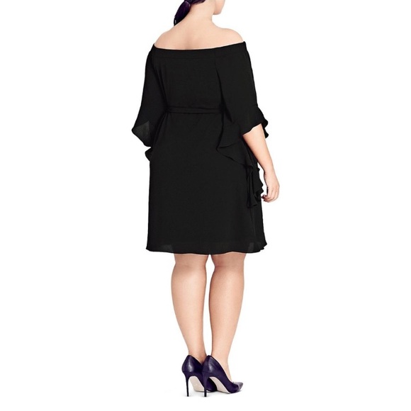 City Chic Juliet Off-The-Shoulder Party Dress NWT - Picture 2 of 2